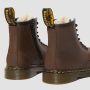 Dr. Martens Toddler 1460 Faux Fur Lined Lace Up Boots in Dark Brown Republic WP