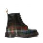 Dr. Martens 1460 Tartan Leather Lace Up Boots in Royal Stewart/Blackwatch/Stewart Print Milled Vintage Smooth
