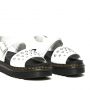 Dr. Martens Voss Leather Studded Sandals in White