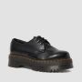 Dr. Martens 1461 Smooth Leather Platform Shoes in Black Polished Smooth