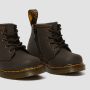 Dr. Martens Infant 1460 Wildhorse Leather Lace Up Boots in Dark Brown Wildhorse Lamper
