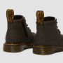 Dr. Martens Infant 1460 Wildhorse Leather Lace Up Boots in Dark Brown Wildhorse Lamper