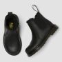 Dr. Martens Toddler 2976 Faux Fur Lined Chelsea Boots in Black