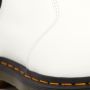 Dr. Martens 2976 Yellow Stitch Smooth Leather Chelsea Boots in White
