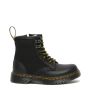 Dr. Martens Toddler 1460 Panel Canvas And Leather Lace Up Boots in Black