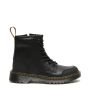 Dr. Martens Junior 1460 Overlay Leather Boots in Black