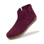 Glerups Boot with leather sole in Cranberry