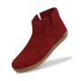 Glerups Boot with leather sole in Red