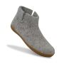 Glerups Boot with natural rubber sole in Grey
