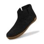 Glerups Boot with natural rubber sole in Charcoal