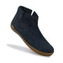 Glerups Boot with natural rubber sole in Denim