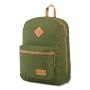 JanSport Super Lite Backpack in New Olive Green/Dijon Brown