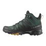 Salomon X Ultra 4 Mid Gore-Tex Men's Hiking Boots in Green Gables/Black/Cumin