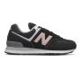 New Balance Women's 574 in Black/Oyster Pink