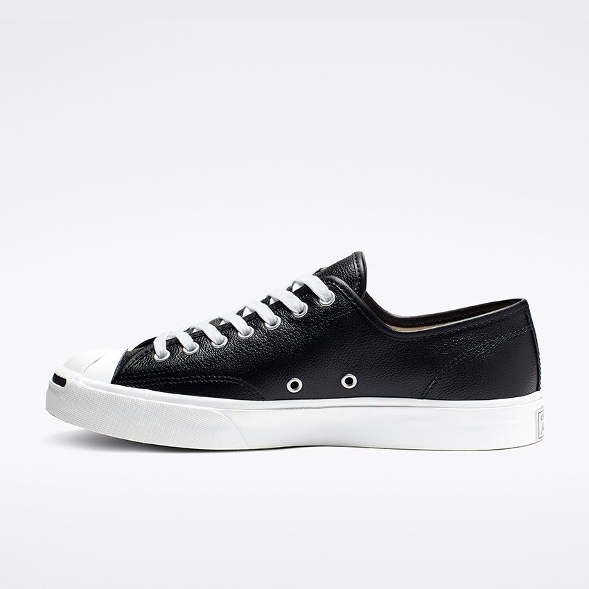 black leather jack purcell converse