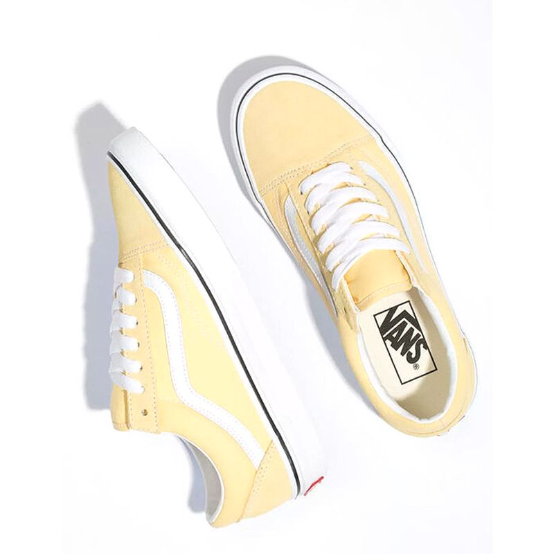 golden haze checkered vans