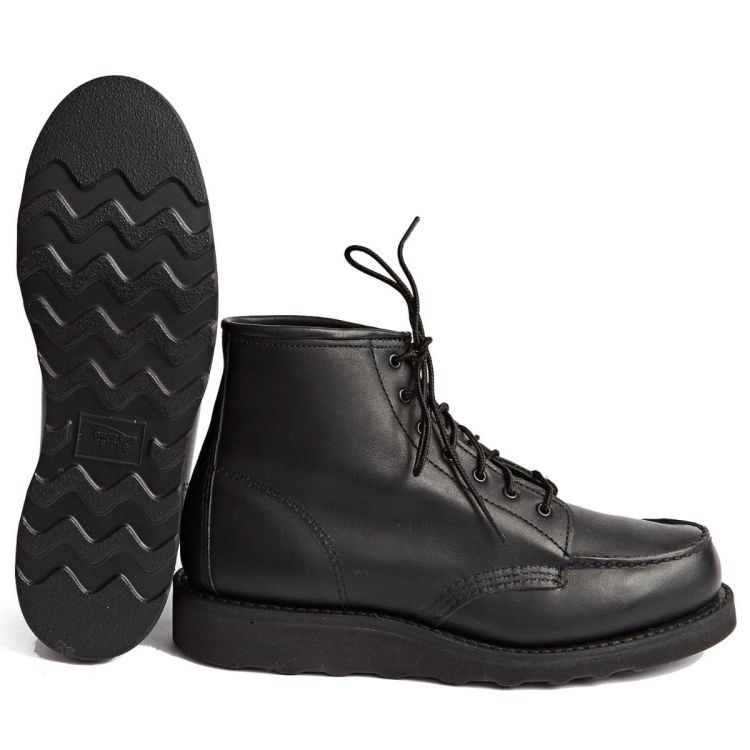 Black moc boots hotsell