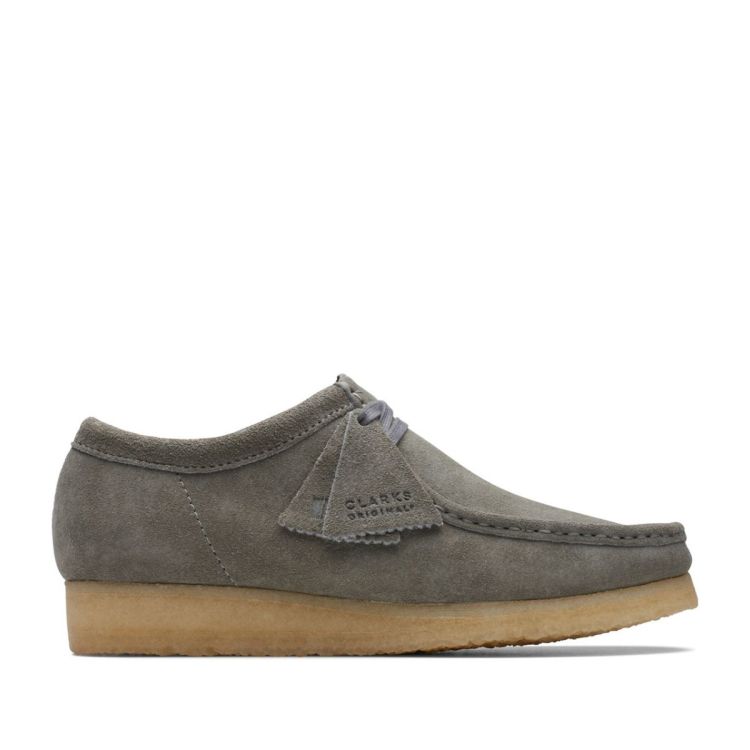 Clarks grey on sale suede shoes