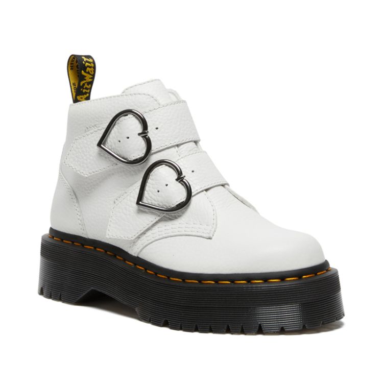 Dr marten devon heart sold learher platform boots