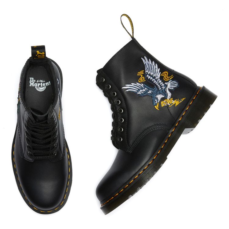 Embroidered doc martens online