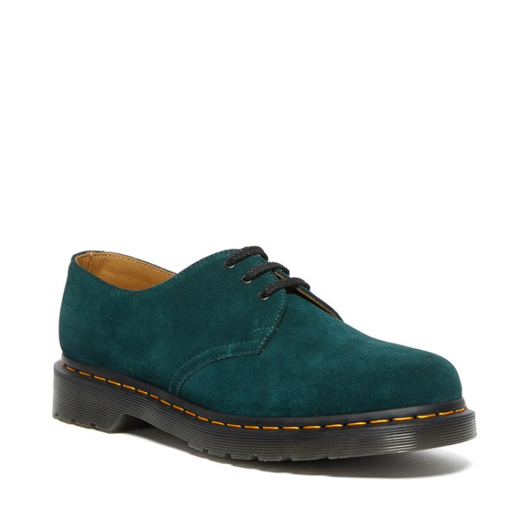 Dr martens store blue suede shoes