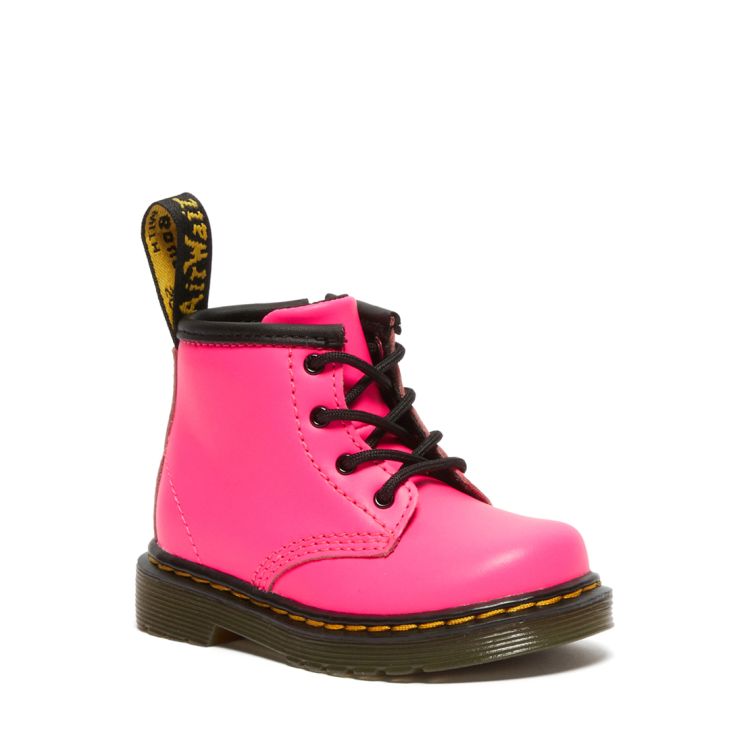 Neon pink 2025 doc martens