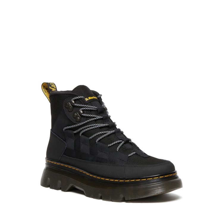 Dr. Martens Boury Leather Casual Boots in Black NEON Canada