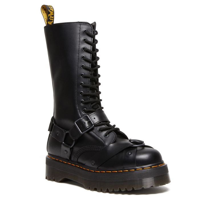 Tall black store doc martens