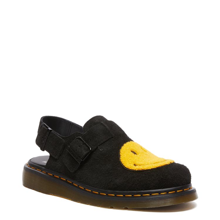 Dr. Martens X Smiley Jorge Mule in Black | NEON Canada