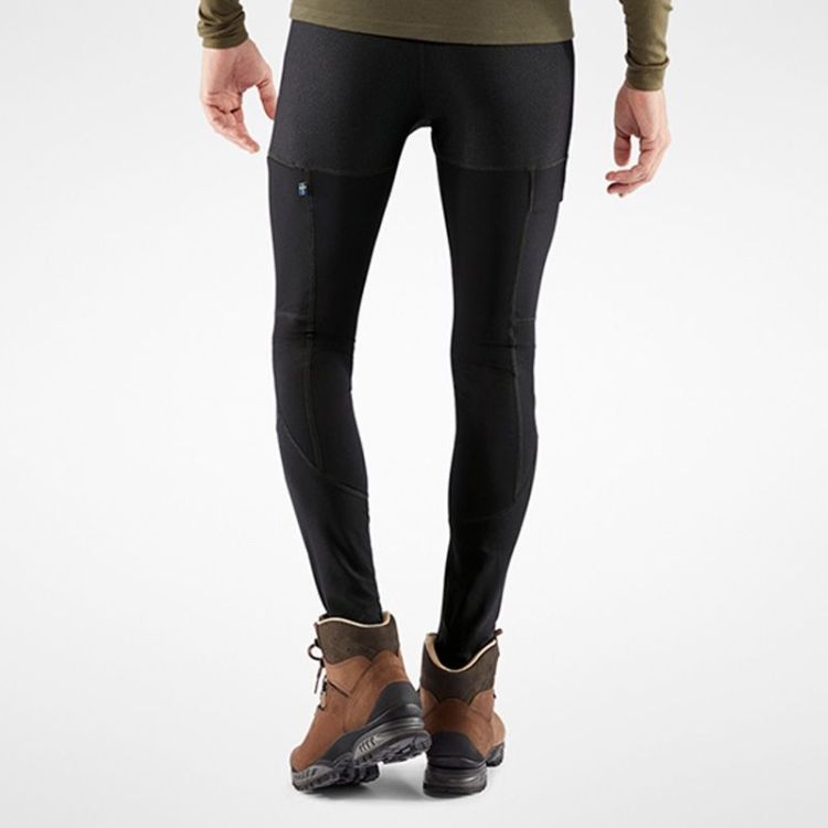 Fjallraven Abisko Trail Tights M in Black NEON Canada