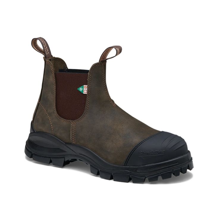 Blundstone 962 XFR Work Safety Boot in Waxy Rustic Brown