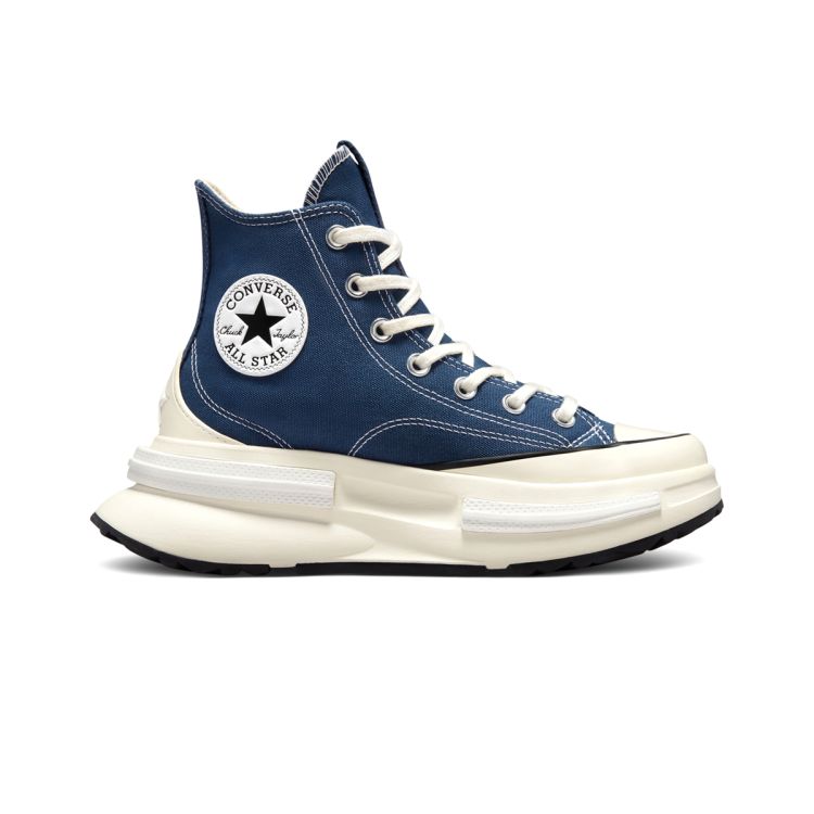 Womens navy best sale high top converse