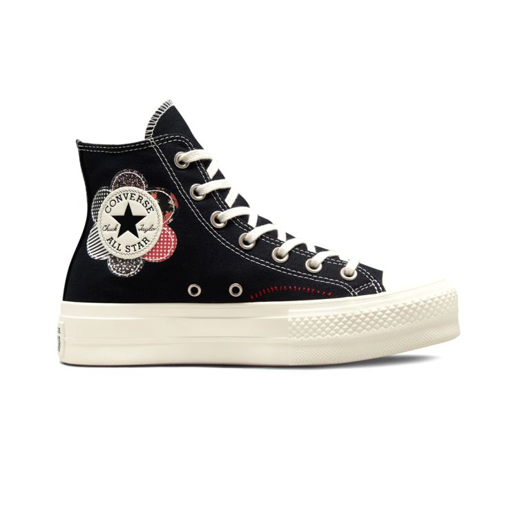 Chuck Taylor All Star Lugged 2.0 Leather High Top in Black/Egret/White