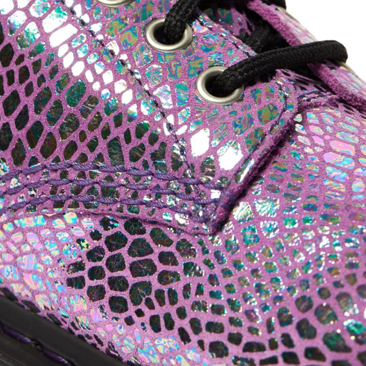 Purple snakeskin boots best sale