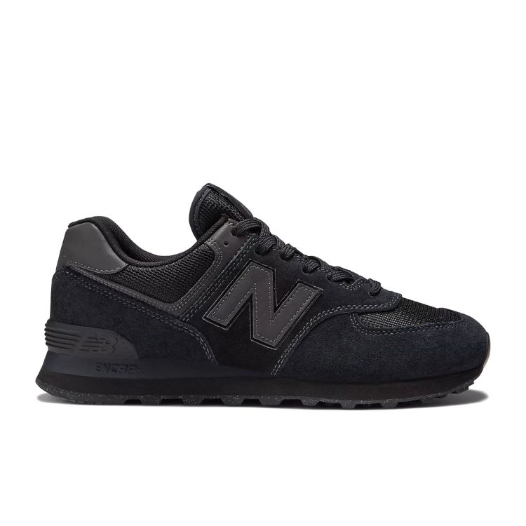 Jual New Balance 574 Men's Sneakers Shoes - Black (0888-NEWU574SBG)